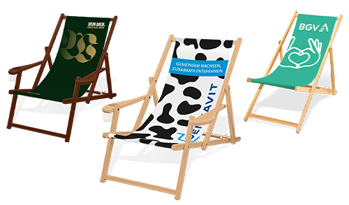 Liegest&uuml;hle mit Ihrem Logo